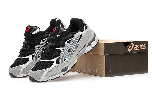 Мужские кроссовки Asics GEL-NYC. Grey Black