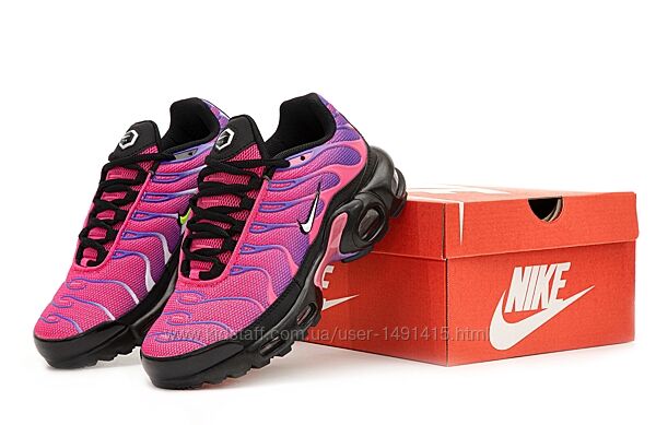 Женские кроссовки Nike Air Max TN Plus. Black Red