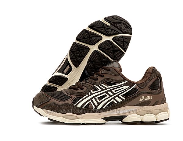 Женские кроссовки Asics GEL-NYC. Brown. Унисекс
