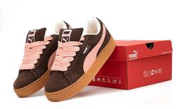 Женские кроссовки Puma Suede XL. Brown