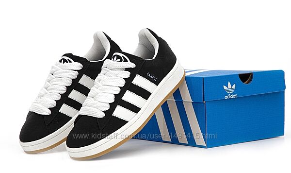 Женские кроссовки Adidas Campus. Black