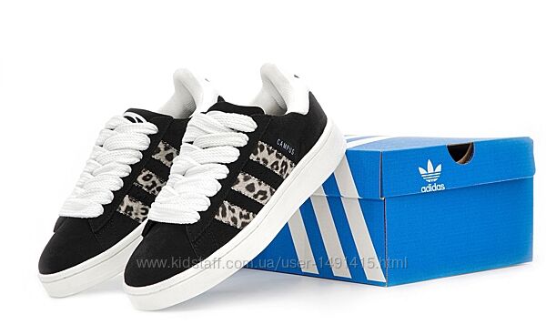 Женские кроссовки Adidas Campus. Black