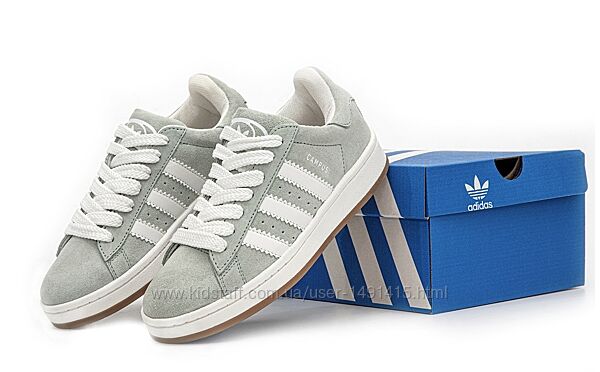 Женские кроссовки Adidas Campus. Grey