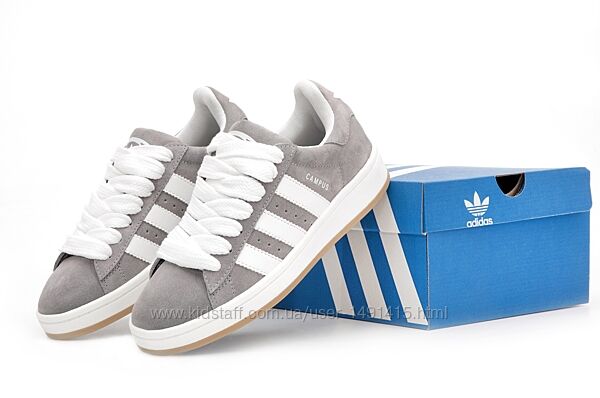 Женские кроссовки Adidas Campus. Grey