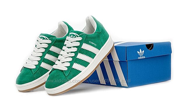 Женские кроссовки Adidas Campus. Green