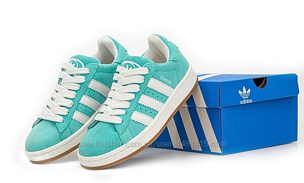 Женские кроссовки Adidas Campus. Green