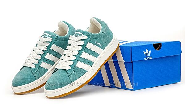 Женские кроссовки Adidas Campus. Green