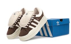 Женские кроссовки Adidas Campus X Bad Bunny. Brown Beige