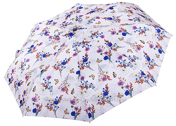 Складной женский зонт Pierre Cardin. Оригинал, гарантия.  Полевые цветы