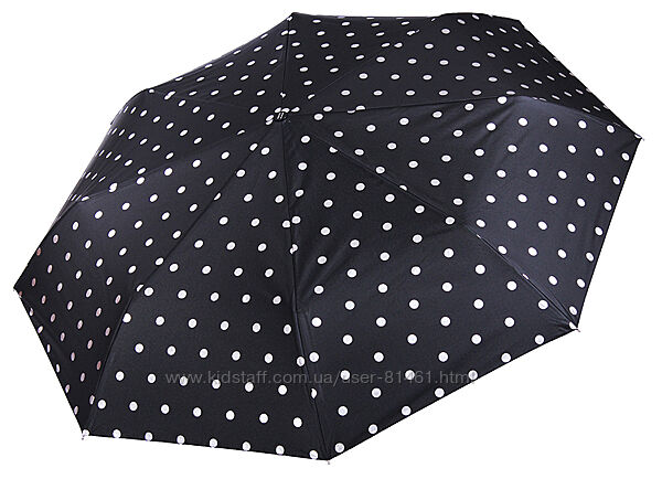 Складной женский зонт Pierre Cardin. Оригинал, гарантия. Горох серебро