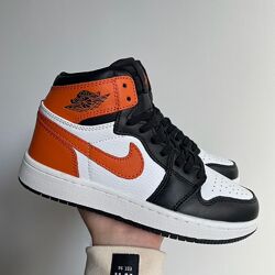 Кросівки Nike Air Jordan Retro1 Black Orange