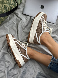 Кросівки в стилi Gucci GG Printed Platform 