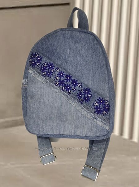 Жіночий джинсовий рюкзак міський