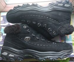 зима женская обувь под сезон ботинки сапоги SKECHERS