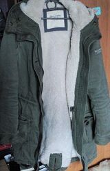 парка теплая куртка микропуховик парка abercrombie & fitch