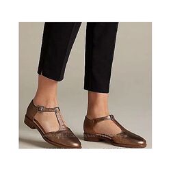 р.37.5  Clarks шкіряні босоніжки туфлі Оригінал