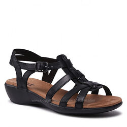 р.39.5 Clarks жіночі шкіряні босоніжки оригінал