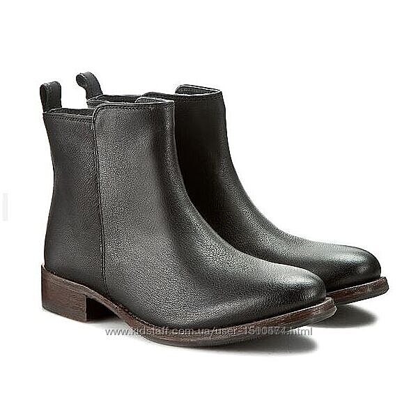 р. 39.5 Clarks женские кожаные ботинки оригинал
