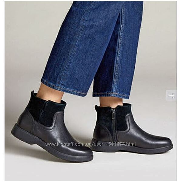 р.38,39  Clarks кожаные ботинки оригинал