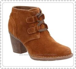 р.37,37.5, 39.5,40 ,41 Clarks замшевые ботинки оригинал 2 цвета