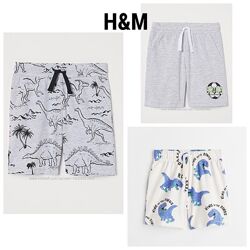 H&M р. 104-140 шорты хлопок