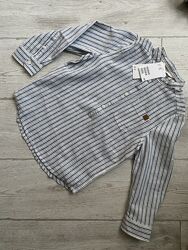 Рубашка H&M р.116-140 лен