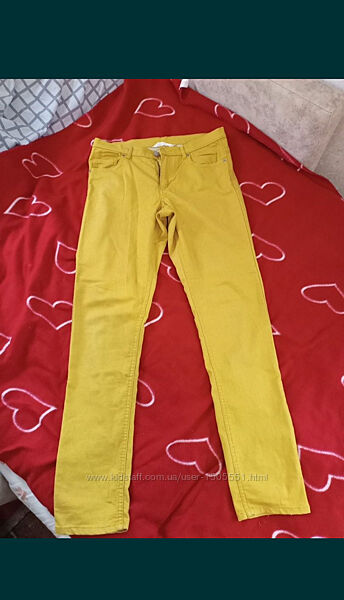 Джинси  гірчичні