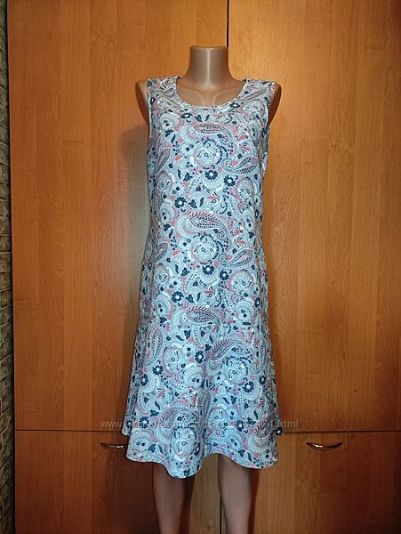 Очаровательное льняное платье лен с хлопком Пог 46 см