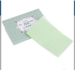Матуючі серветки з екстрактом зеленого чаю rorec oil absorbing paper 100шт