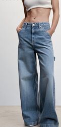Джинсы Mango Wide leg р.34