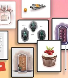 От скетча до реализма в Procreate - Юлия Понурьева