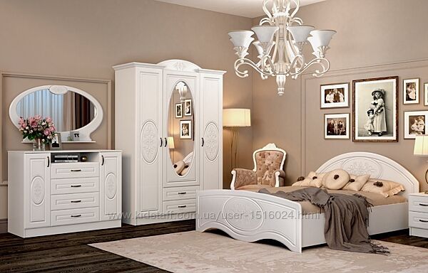 Біла класична спальня Василіса від виробника