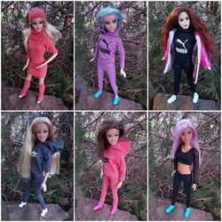 Кукла Барби MC2 Barbie Одежда Барби Спортивные костюмы Обувь Платье