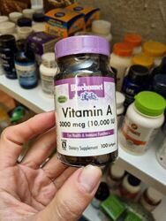 Bluebonnet Nutrition, витамин A, 3000 мкг, 100 капсул