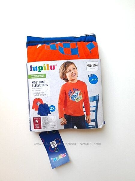 Лонгслів реглан р.98-104 lupilu