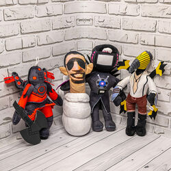 Мягкие Игрушки Skibidi Toilet, Camera Man, Speaker Man, TV Man