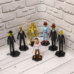 Фигурки Skibidi Toilet, Camera Man, Speaker Man, TV Man
