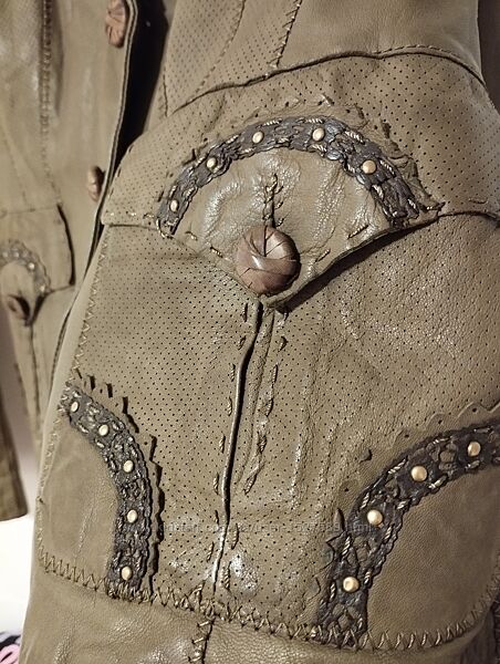 Дизайнерская итальянская кожаная куртка пиджак