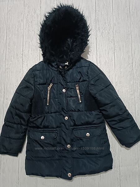 Тепла куртка на плюші F&F 6-7років р.122, зимова