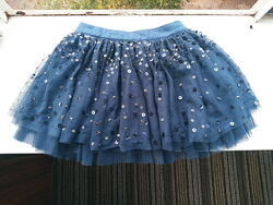 Фатиновая юбка с паетками
