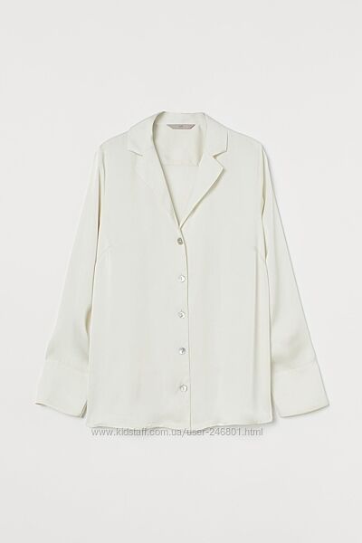 Атласная блузка H&M