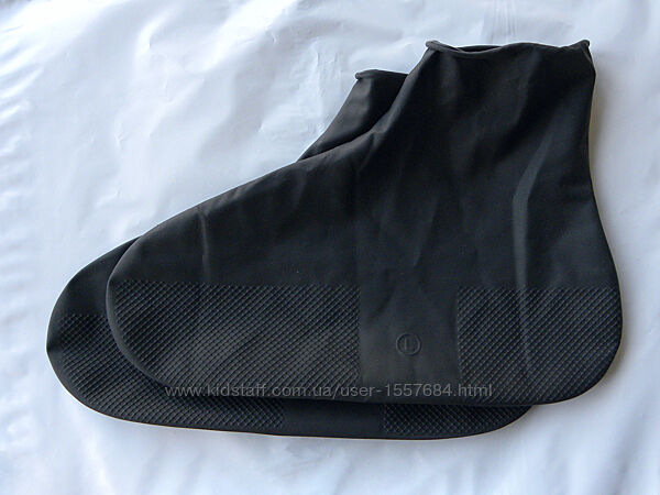 Пара силіконових водонепроникних черевиків-бахіл. Розмір L.