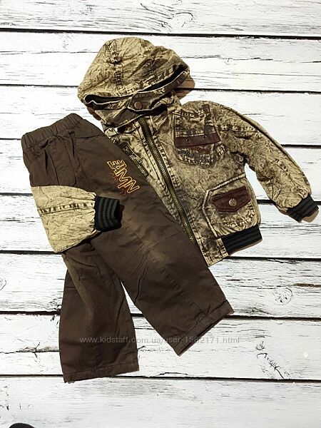 Комплект костюм куртка тепла дитяча та штани на хлопчика