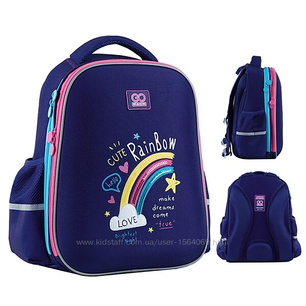 Рюкзак GoPack Education полукаркасный Cute Rainbow GO24-165M-1