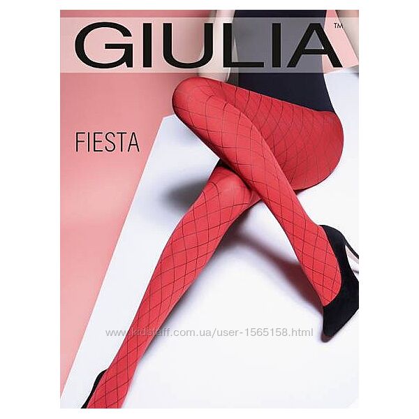 Колготки плотные с узором GIULIA Fiesta 100 model 2