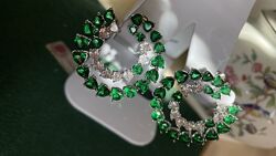 Королівські сережки зі стразами Swarovski 