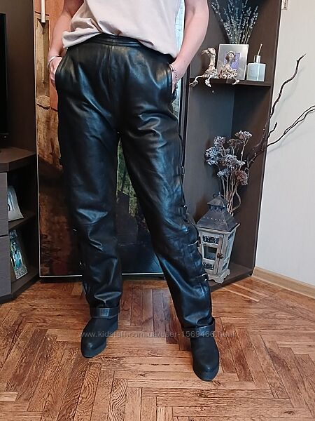Штаны натуральная кожа брюки шкіряні 