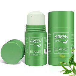 Маска-стік з органічною глиною й зеленим чаєм ELAIMEI,40 г