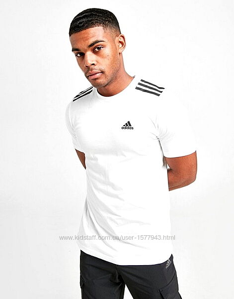 Белая мужская футболка Adidas Оригинал