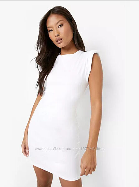Біле кежуал плаття плаття-футболка однотонне